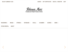 Tablet Screenshot of performersmusicchicago.com